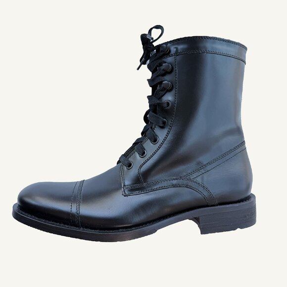 Kenneth Cole NY Leather Lace Up Boots Black Mens 7 main image 10